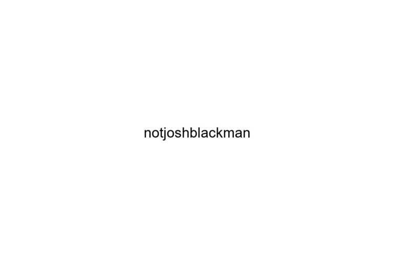 notjoshblackman