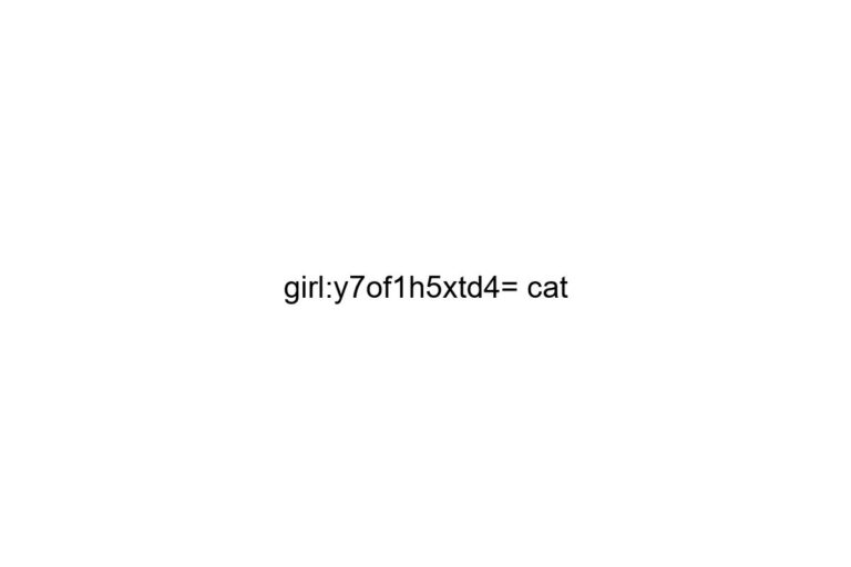 girl y7of1h5xtd4 cat