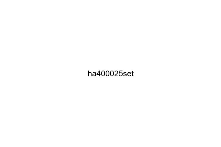 ha400025set