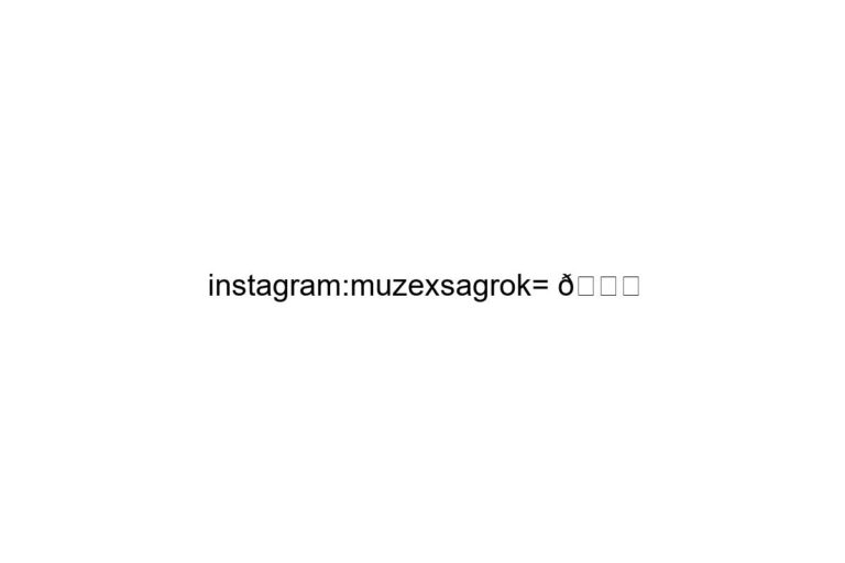 instagram muzexsagrok