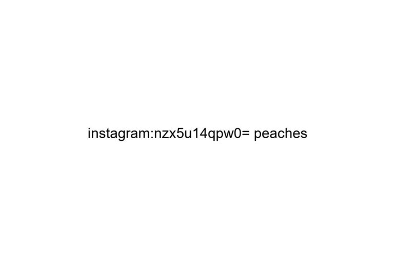 instagram nzx5u14qpw0 peaches