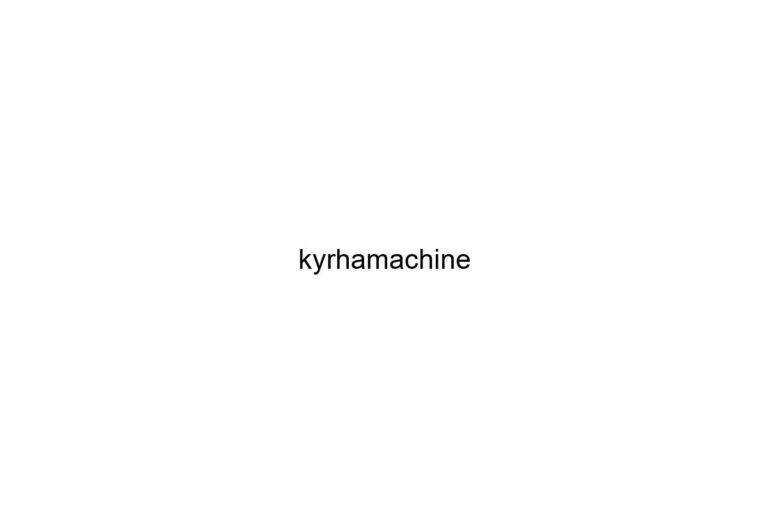 kyrhamachine
