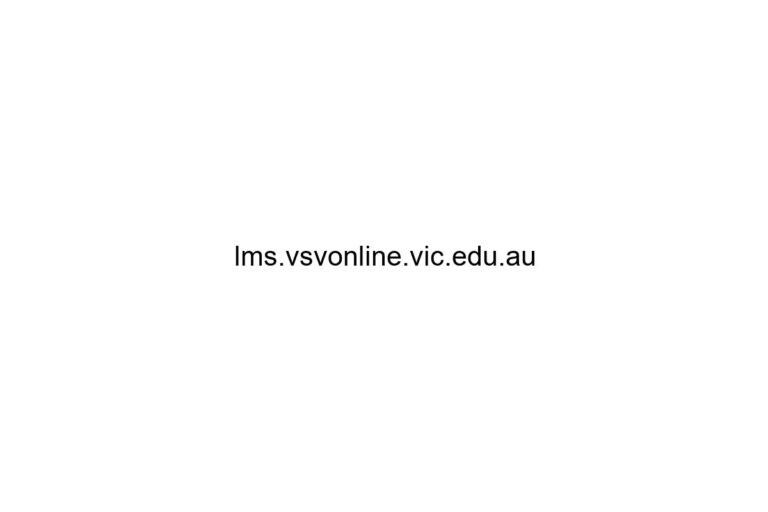 lms vsvonline vic edu au