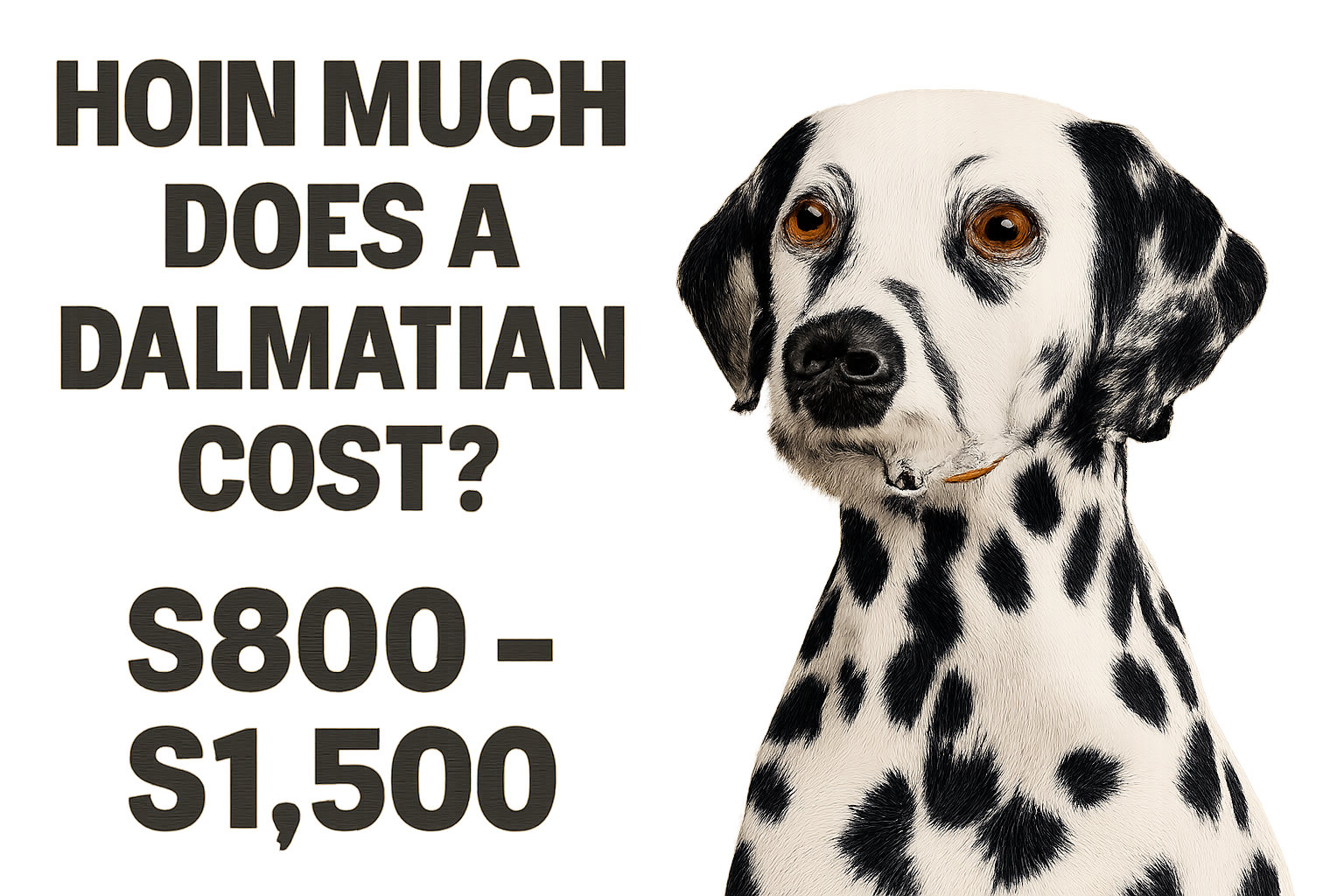 how much does a dalmatian cost