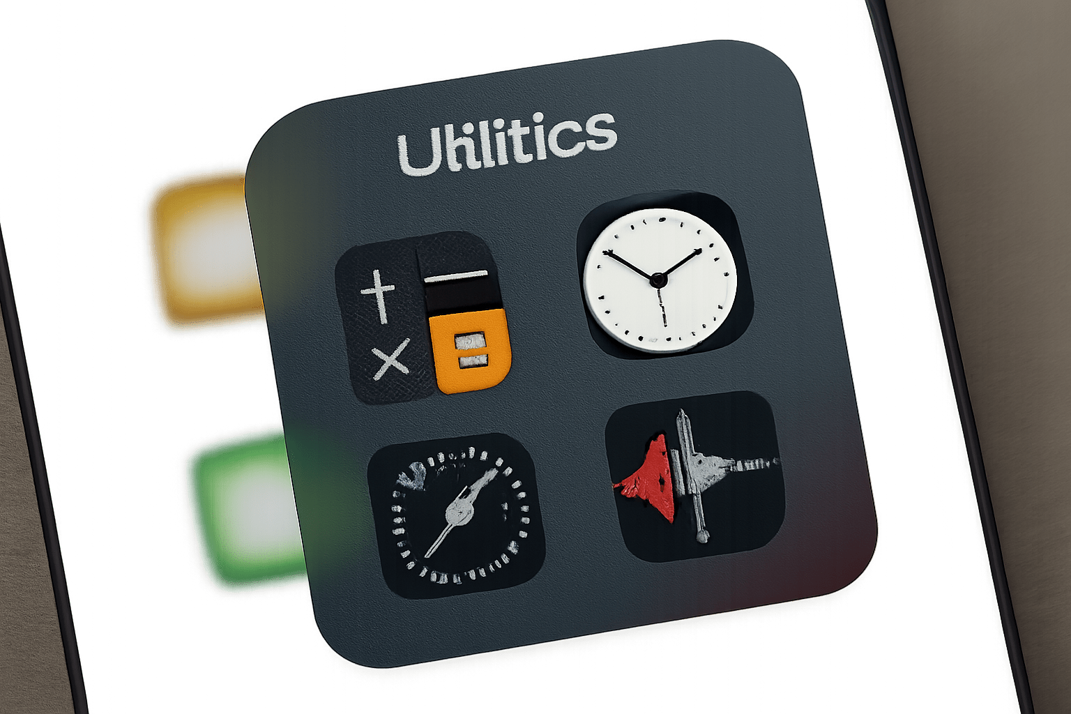 where is utilities on my phone