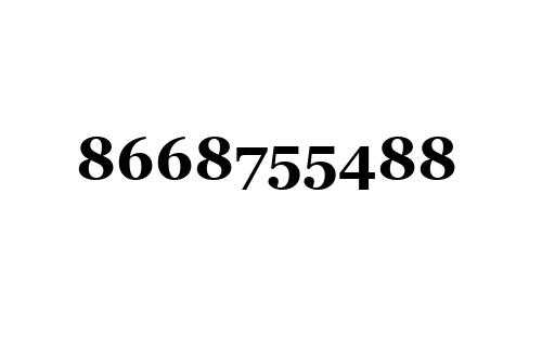 8668755488