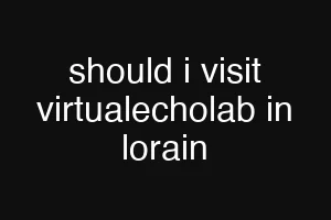 should i visit virtualecholab in lorain